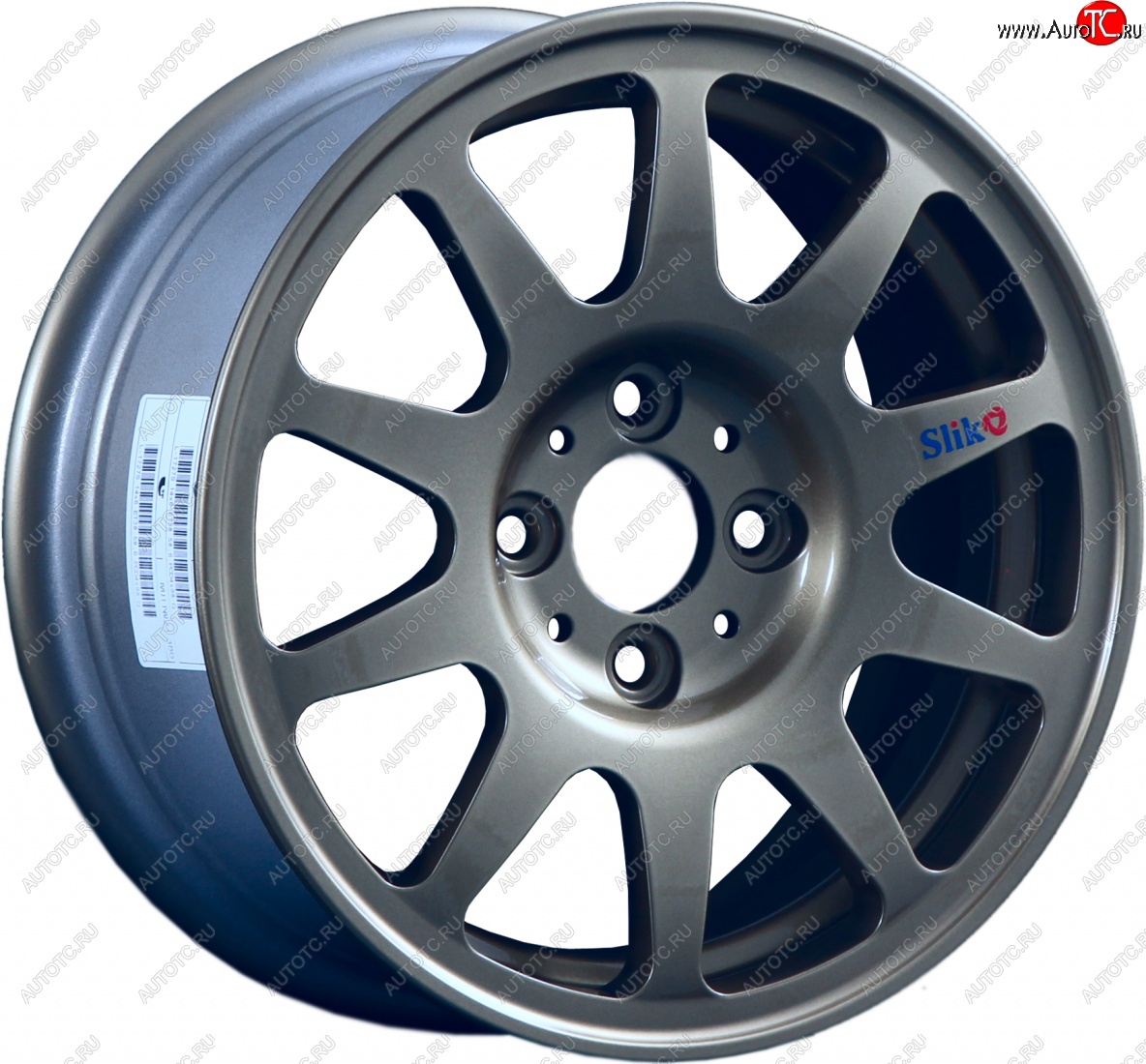 13 499 р. Кованый диск Slik Classic Sport L-1727S 6.0x14   (Графит глянцевый (GM))  с доставкой в г. Кемерово