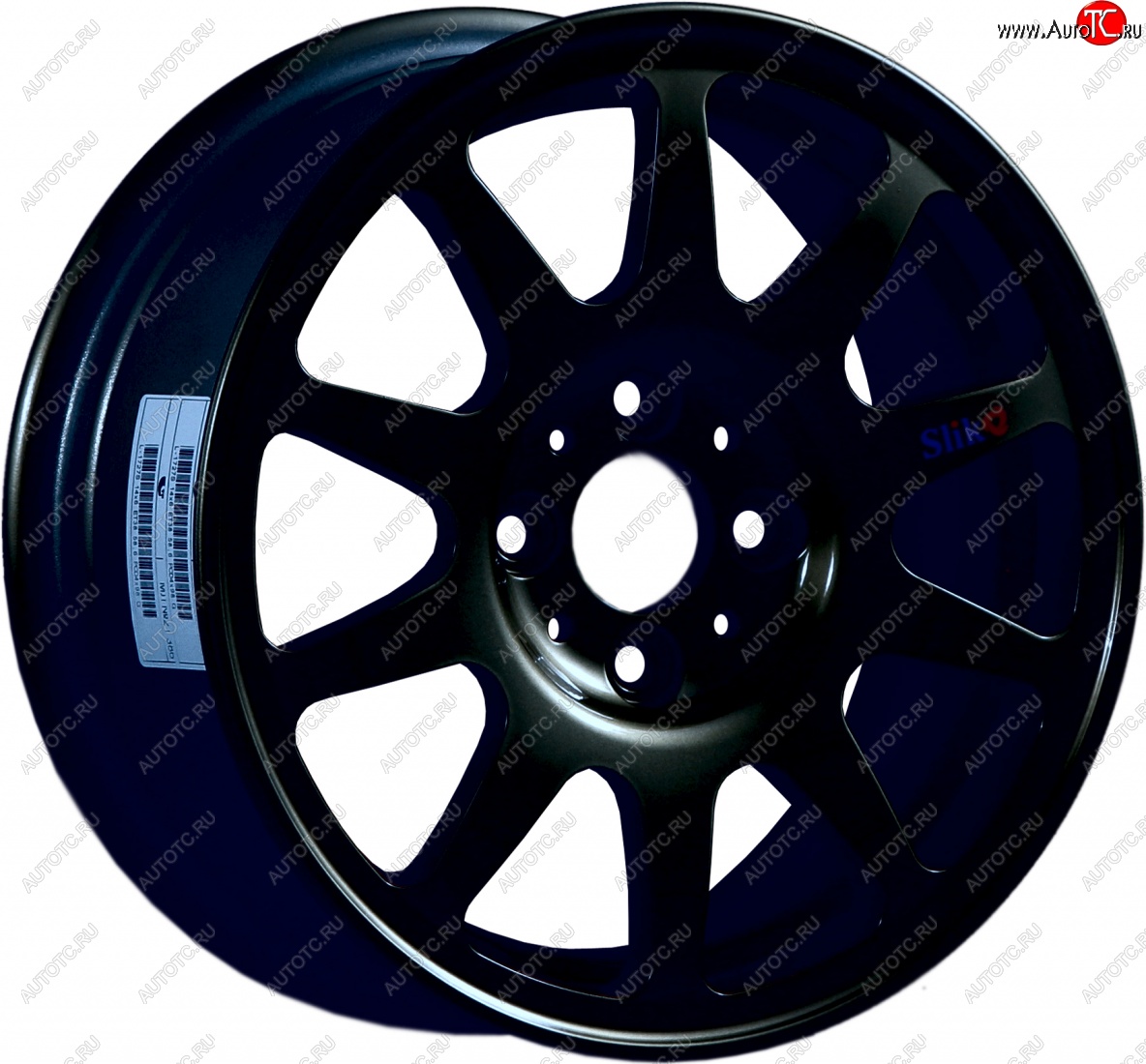 13 499 р. Кованый диск Slik Classic Sport L-1727S 6.0x14   (Черный глянцевый (BK))  с доставкой в г. Кемерово