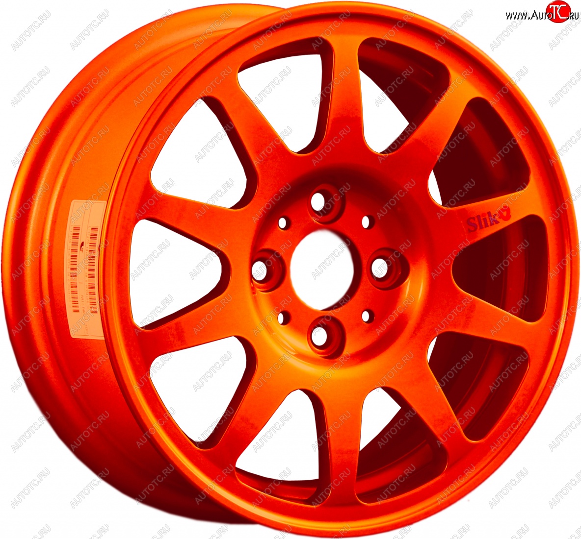 13 499 р. Кованый диск Slik Classic Sport L-1727S 6.0x14   (Ярко оранжевый (ORANGE))  с доставкой в г. Кемерово