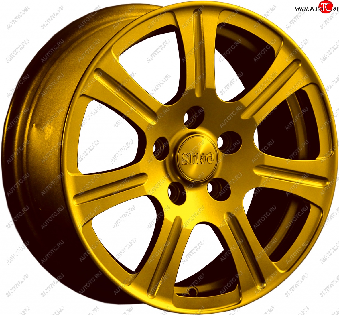 11 899 р. Кованый диск Slik Classic L-1815 6.5x15   (Ярко желтый RAL1021 (YELLOW))  с доставкой в г. Кемерово
