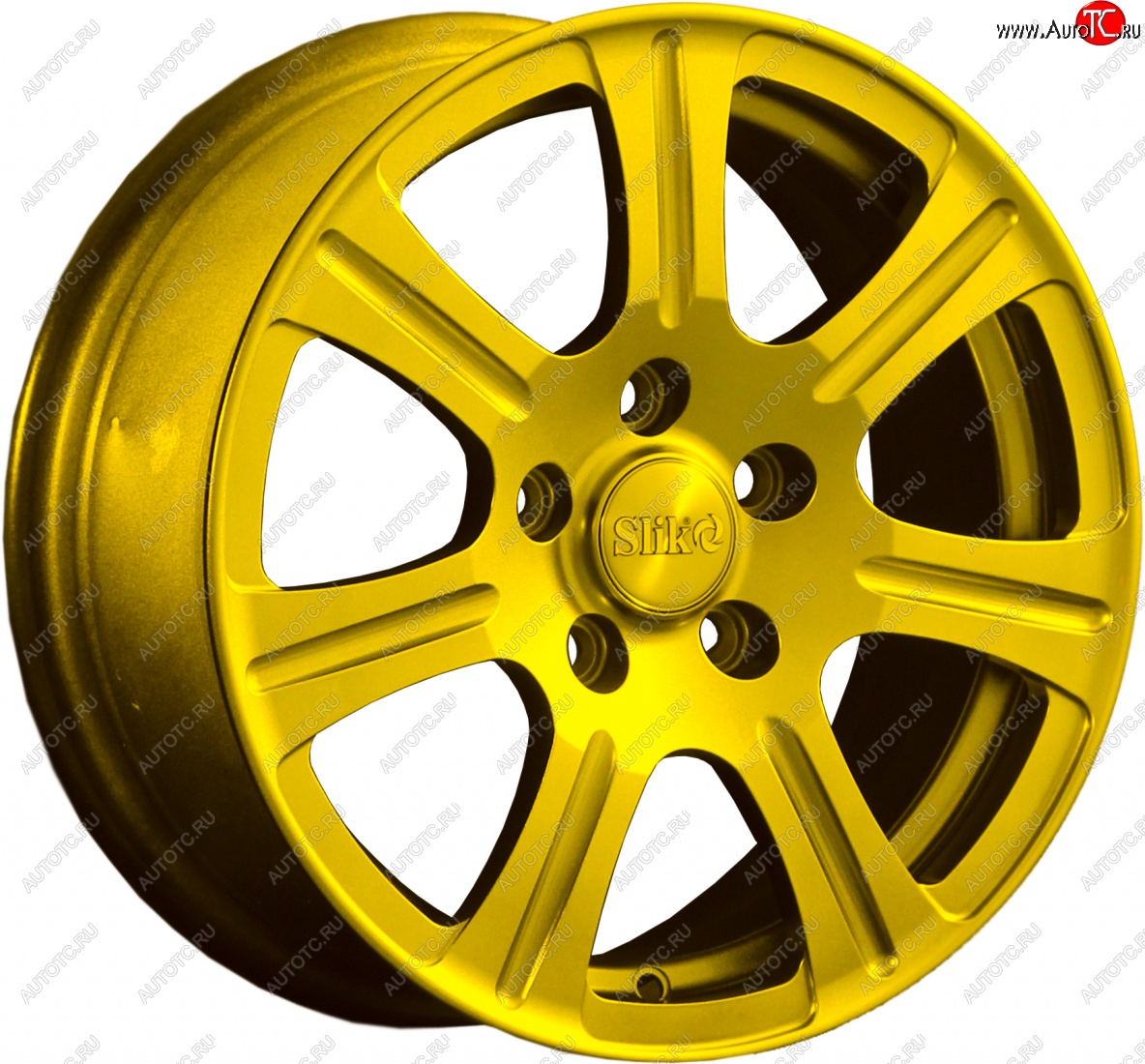 11 899 р. Кованый диск Slik Classic L-1815 6.5x15   (Candy ярко-желтый (Candy YELLOW))  с доставкой в г. Кемерово