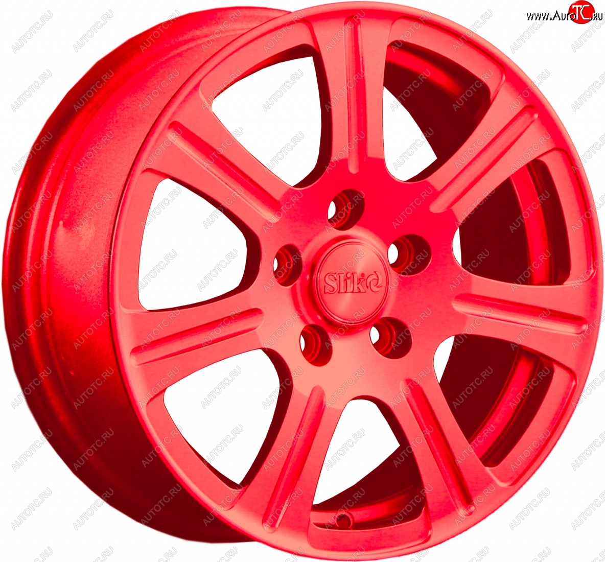 11 899 р. Кованый диск Slik Classic L-1815 6.5x15   (RAL 3026 ярко алый (3026))  с доставкой в г. Кемерово