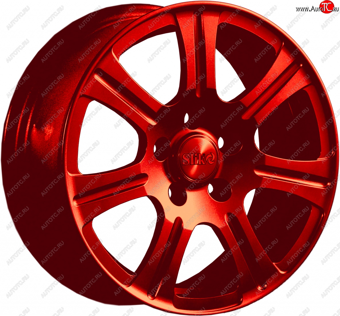 11 899 р. Кованый диск Slik Classic L-1815 6.5x15   (Candy алый)  с доставкой в г. Кемерово