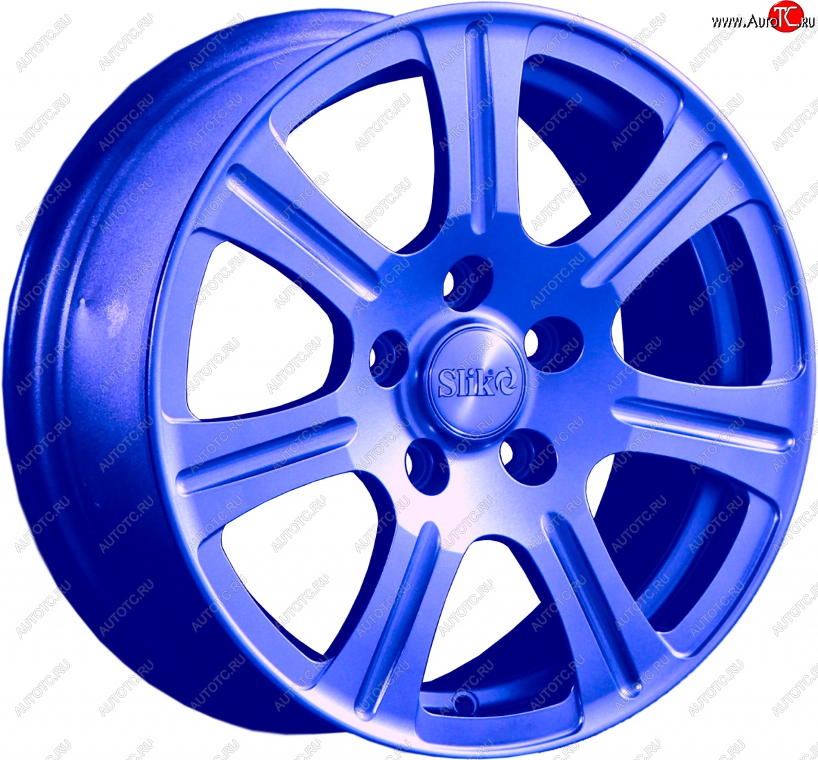11 899 р. Кованый диск Slik Classic L-1815 6.5x15   (Синий (BLUE))  с доставкой в г. Кемерово
