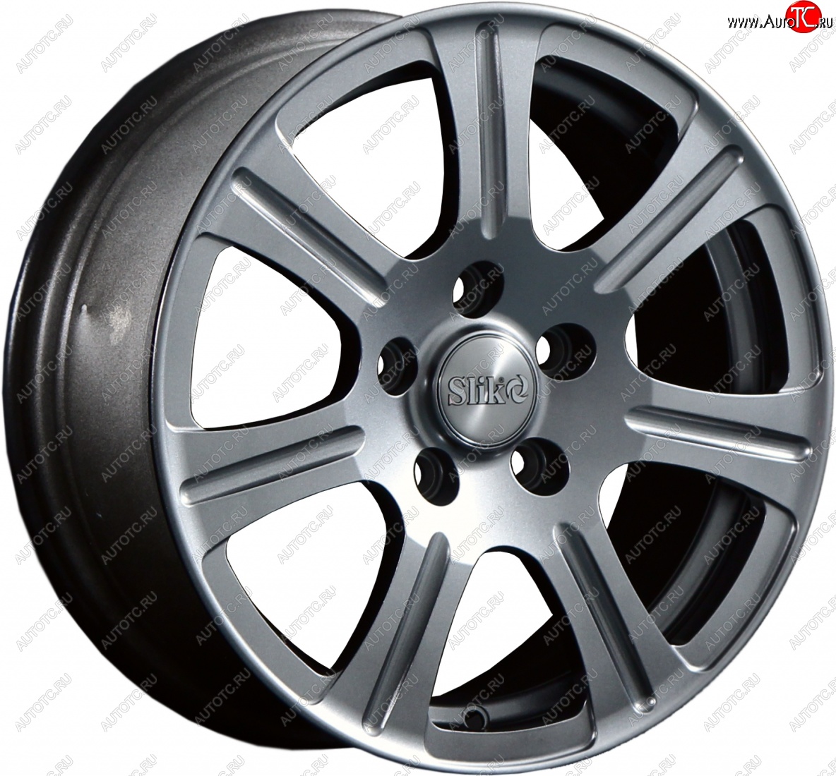 11 899 р. Кованый диск Slik Classic L-1815 6.5x15   (Графит глянцевый (GM))  с доставкой в г. Кемерово