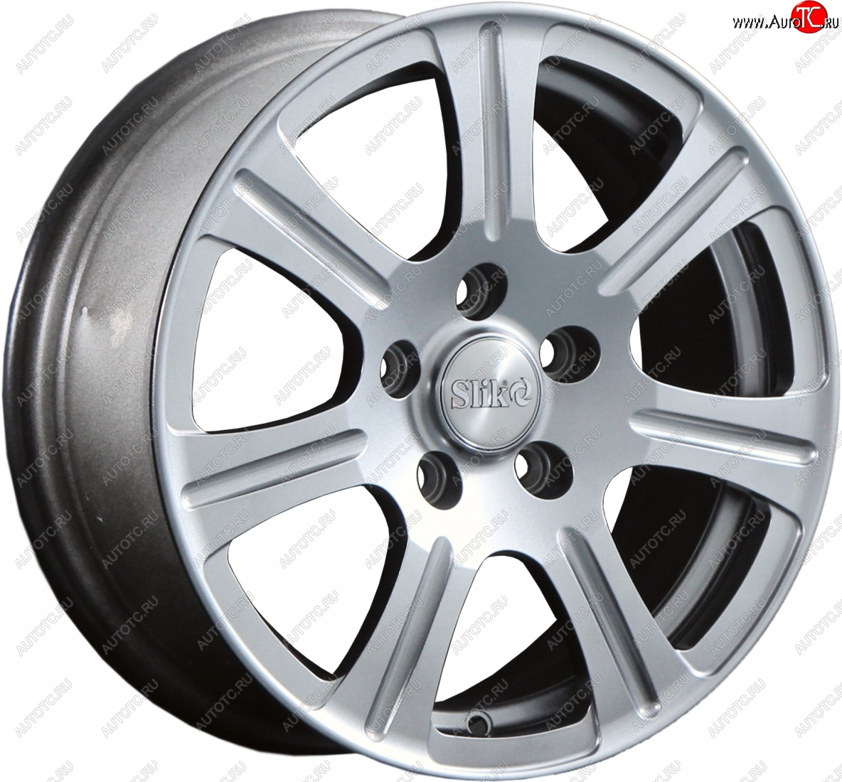 11 899 р. Кованый диск Slik Classic L-1815 6.5x15   (Серебристый темный (S25))  с доставкой в г. Кемерово