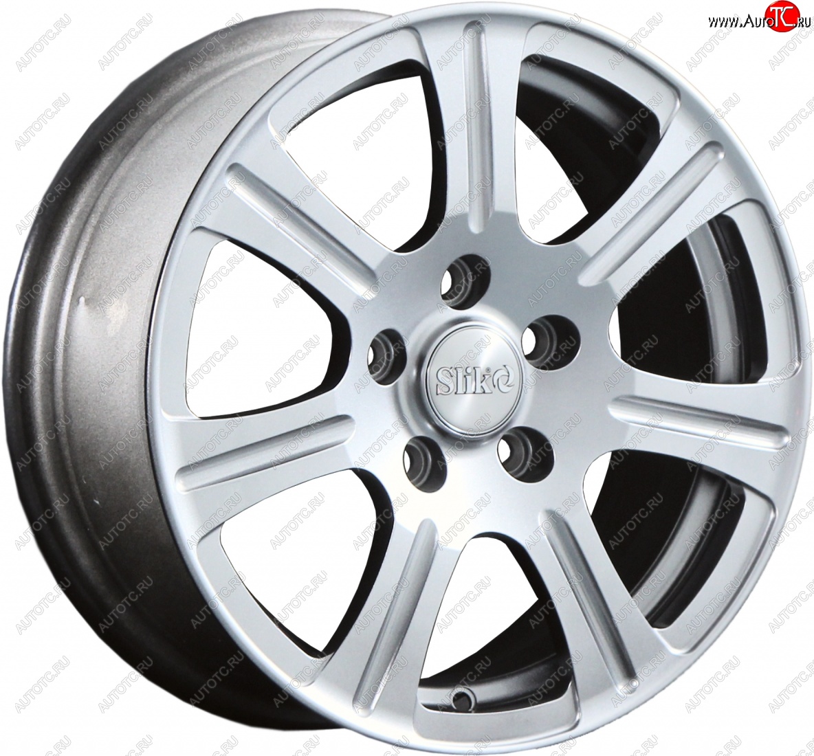11 899 р. Кованый диск Slik Classic L-1815 6.5x15   (Ярко блестящее серебро (HPB))  с доставкой в г. Кемерово