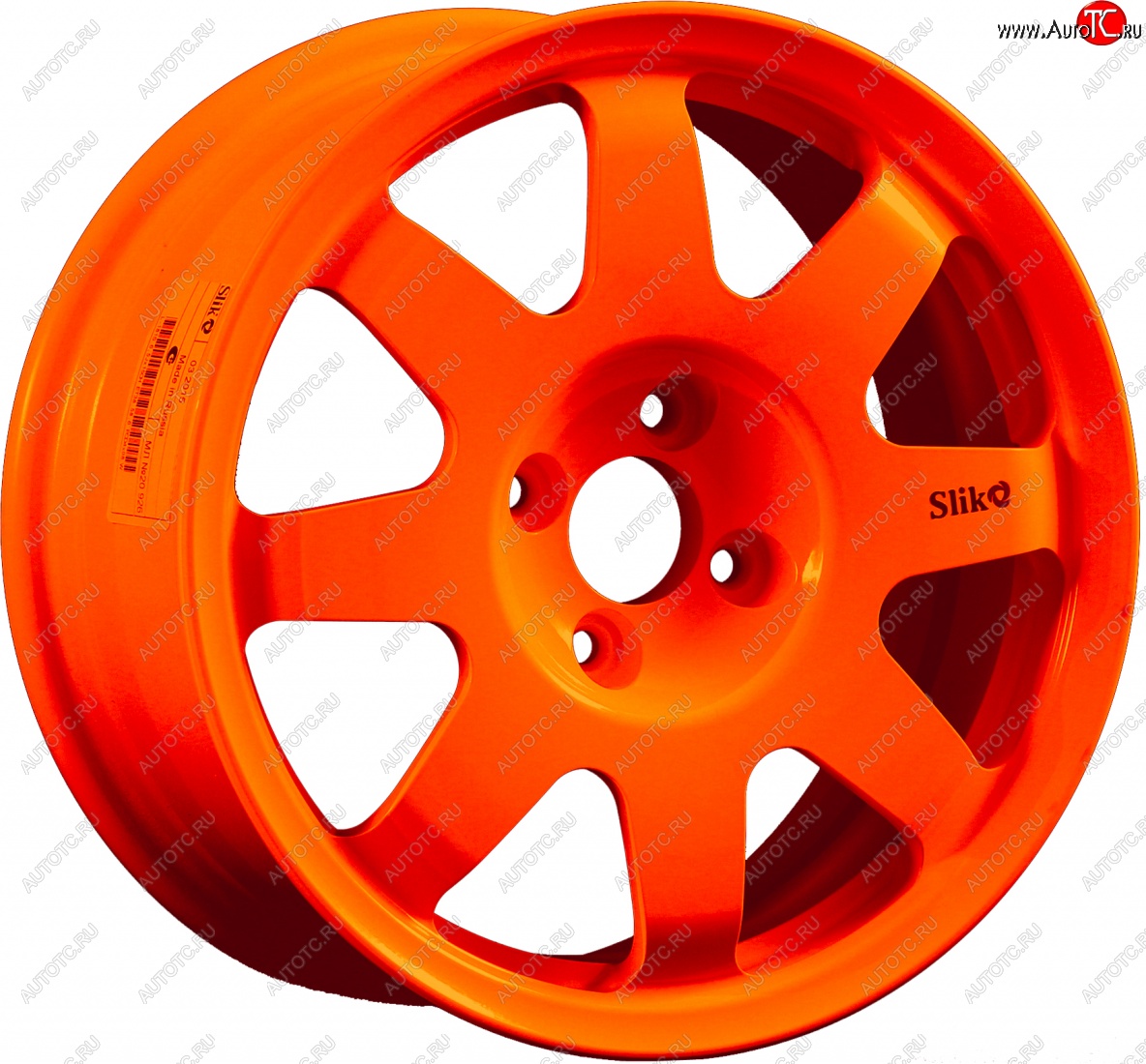 7 460 р. Кованый диск Slik Classic Sport L-181S 5.5x15 Toyota Yaris XP90 дорестайлинг, хэтчбэк 5 дв. (2005-2008) 4x100.0xDIA54.1xET45.0 (Ярко оранжевый (ORANGE))
