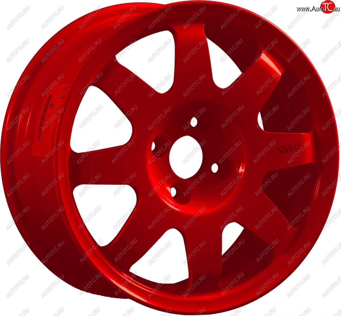7 460 р. Кованый диск Slik Classic Sport L-181S 5.5x15   (Красный (RED))  с доставкой в г. Кемерово