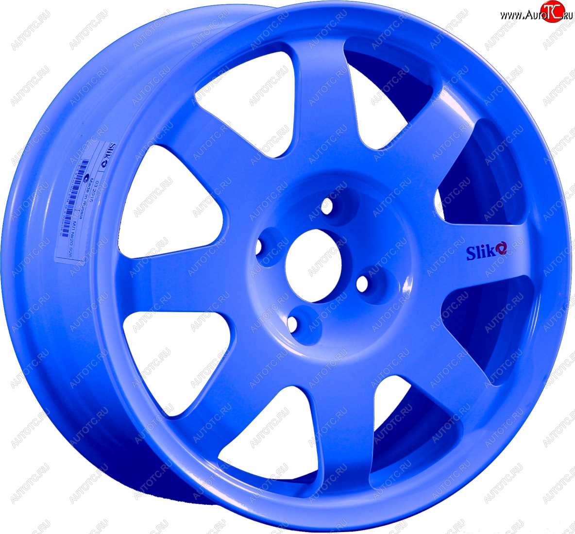 7 460 р. Кованый диск Slik Classic Sport L-181S 5.5x15   (Синий (BLUE))  с доставкой в г. Кемерово