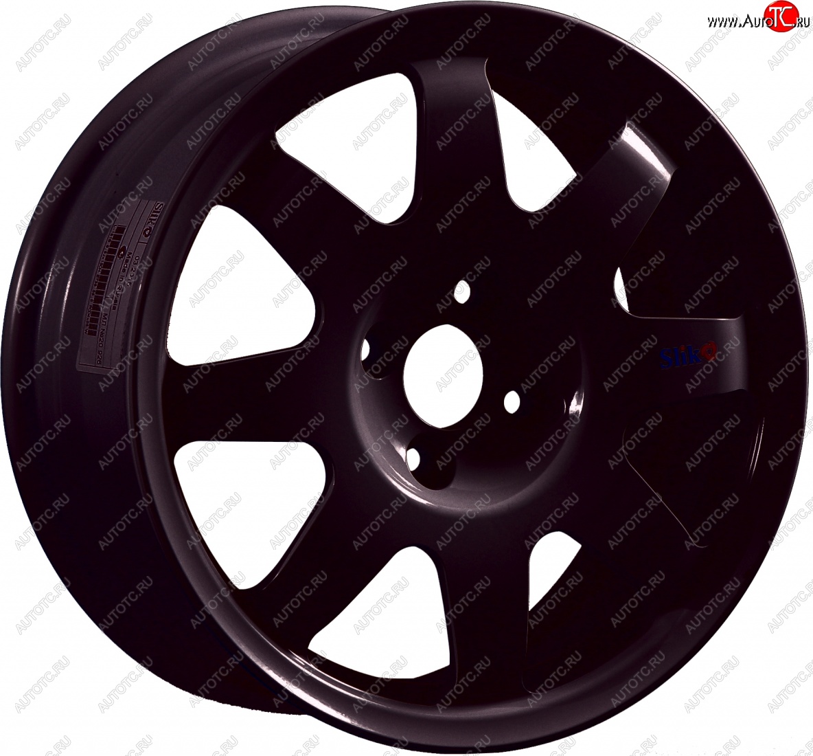 7 460 р. Кованый диск Slik Classic Sport L-181S 5.5x15   (Черный матовый (MB))  с доставкой в г. Кемерово