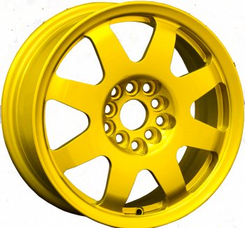 15 599 р. Кованый диск Slik Classic Sport L-181S 6.5x15   (Candy ярко-желтый (Candy YELLOW))  с доставкой в г. Кемерово. Увеличить фотографию 2
