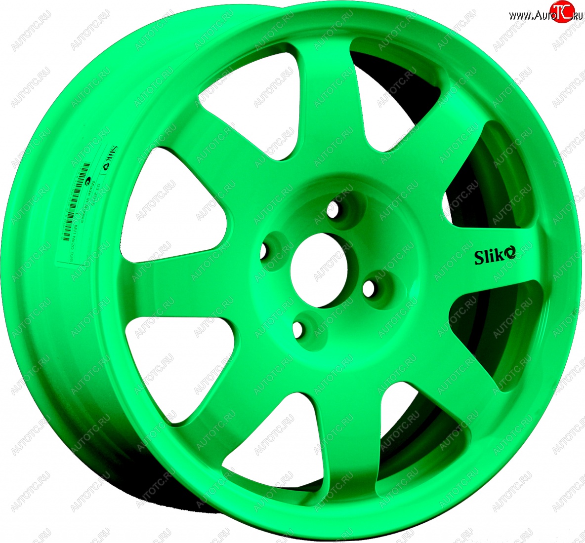 15 599 р. Кованый диск Slik Classic Sport L-181S 6.5x15   (RAL 6038 ярко-зеленый (6038))  с доставкой в г. Кемерово