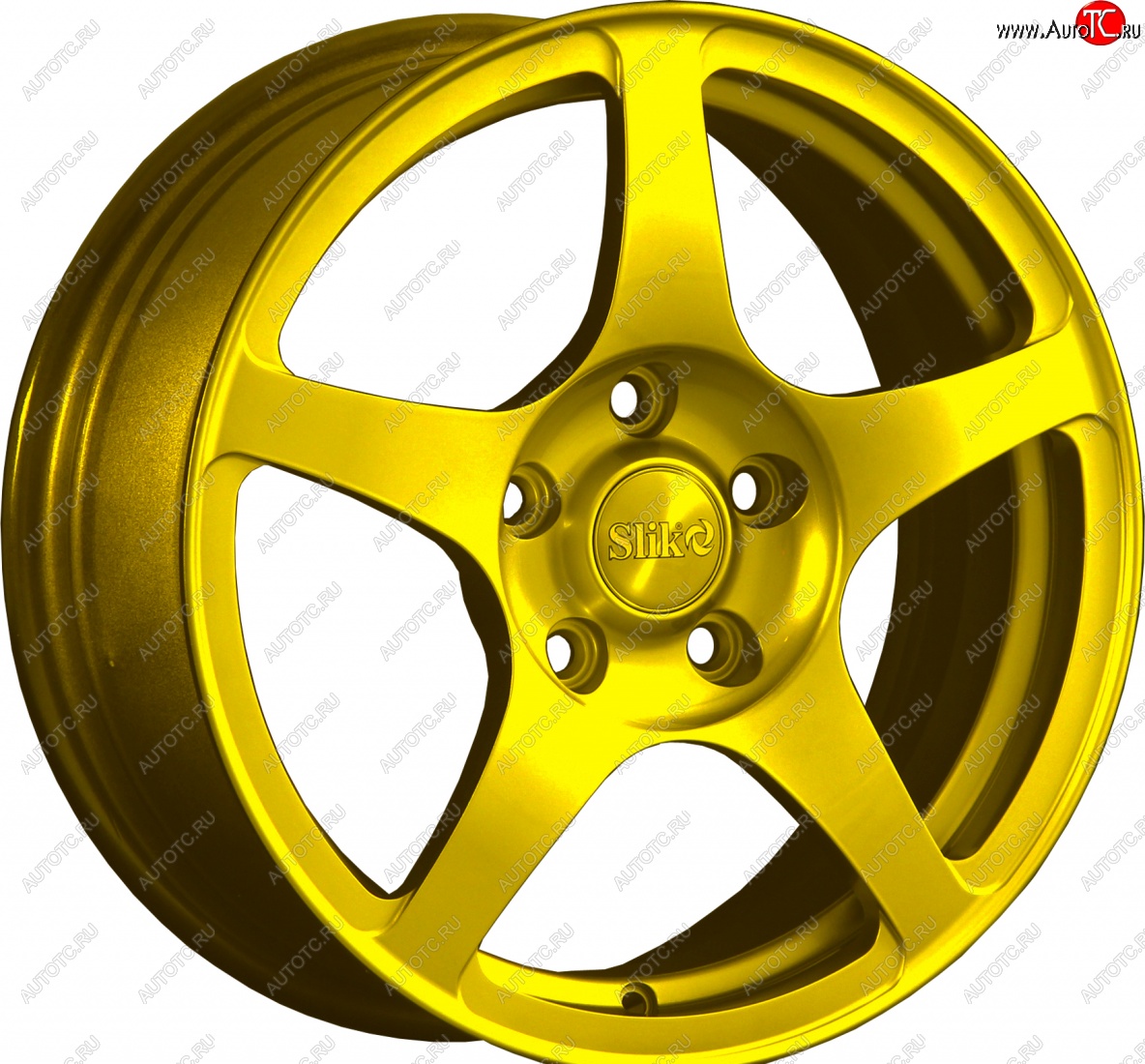 15 249 р. Кованый диск Slik Classic L-193 6.5x16 Volkswagen Golf 5 хэтчбэк (2003-2009) 5x112.0xDIA57.1xET47.0 (Candy ярко-желтый (Candy YELLOW))