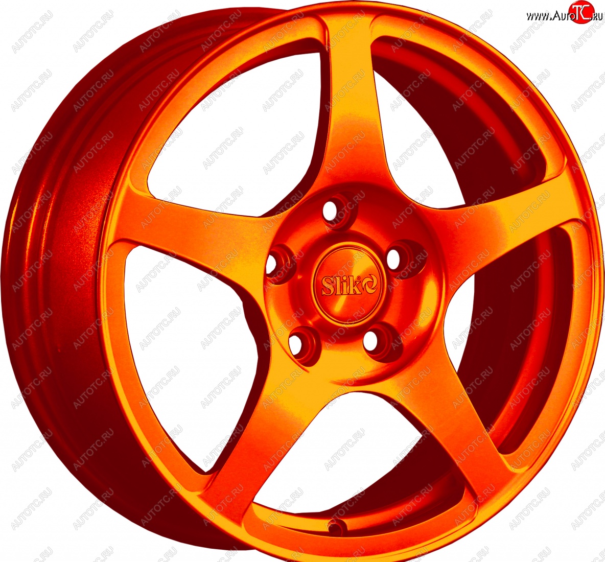 15 249 р. Кованый диск Slik Classic L-193 6.5x16   (Ярко оранжевый (ORANGE))  с доставкой в г. Кемерово