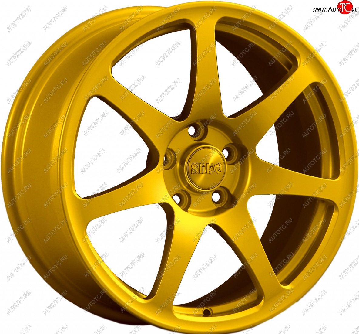 33 799 р. Кованый диск Slik Classic L-722 7.5x17   (Ярко желтый RAL1021 (YELLOW))  с доставкой в г. Кемерово