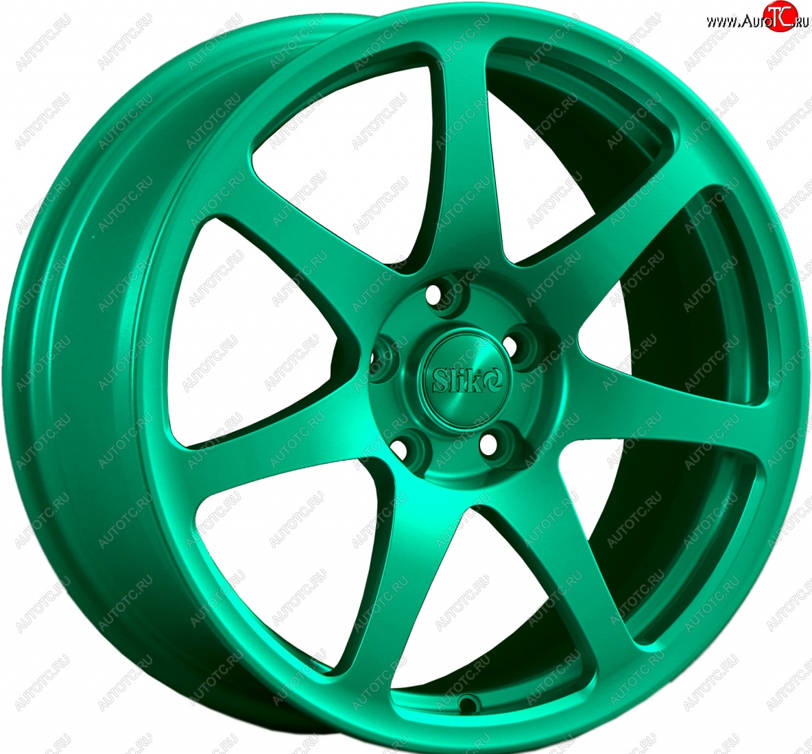 33 799 р. Кованый диск Slik Classic L-722 7.5x17   (Candy изумрудно-зеленый (Candy Green))  с доставкой в г. Кемерово