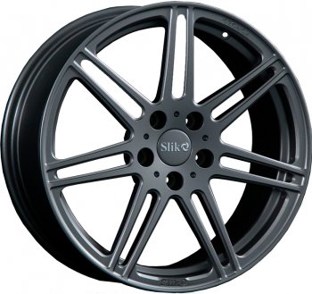 20 749 р. Кованый диск Slik PREMIUM L-724 7.5x17   (Графит глянцевый (GM))  с доставкой в г. Кемерово. Увеличить фотографию 1