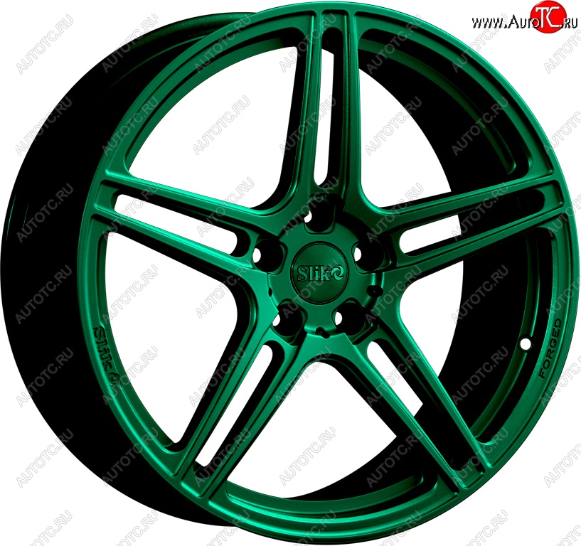 20 749 р. Кованый диск Slik PREMIUM L-726 7.5x17   (Candy изумрудно-зеленый (Candy Green))  с доставкой в г. Кемерово