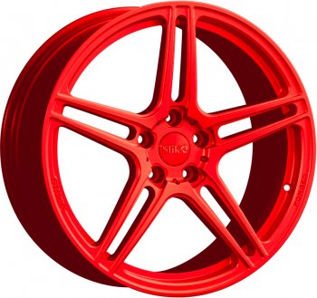 20 749 р. Кованый диск Slik PREMIUM L-726 7.5x17   (RAL 3026 ярко алый (3026))  с доставкой в г. Кемерово. Увеличить фотографию 1