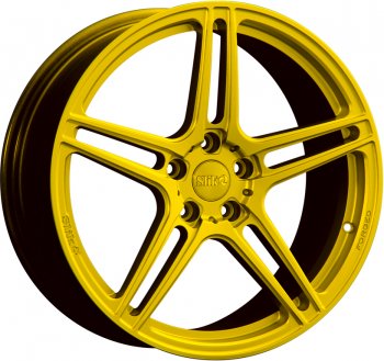 20 749 р. Кованый диск Slik PREMIUM L-726 7.5x17   (Candy ярко-желтый (Candy YELLOW))  с доставкой в г. Кемерово. Увеличить фотографию 1