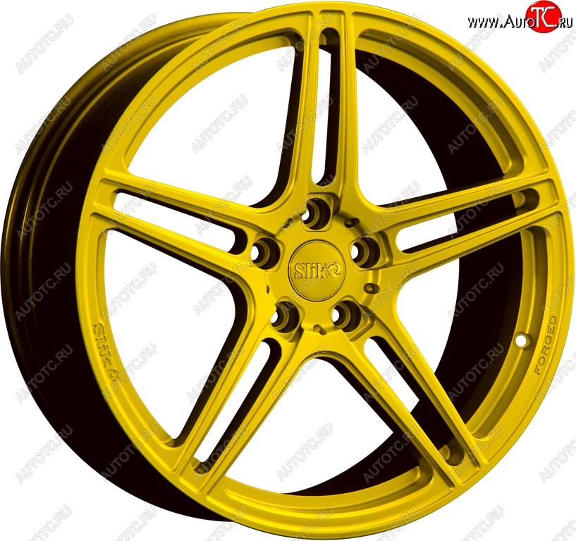 20 749 р. Кованый диск Slik PREMIUM L-726 7.5x17   (Candy ярко-желтый (Candy YELLOW))  с доставкой в г. Кемерово