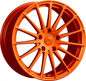 25 999 р. Кованый диск Slik PREMIUM L-729 7.5x17 Dodge Nitro (2007-2011) 5x114.3xDIA72.6xET40.7 (Ярко оранжевый (ORANGE)). Увеличить фотографию 1