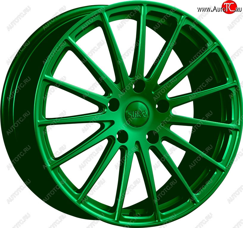 25 999 р. Кованый диск Slik PREMIUM L-729 7.5x17   (Зеленый (GREEEN))  с доставкой в г. Кемерово