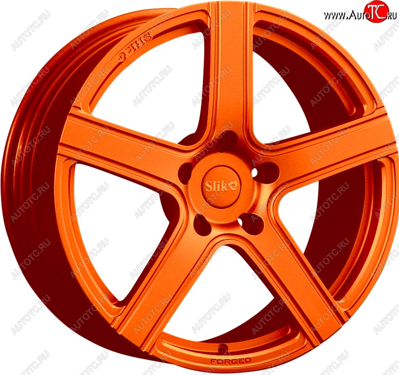 25 999 р. Кованый диск Slik PREMIUM L-730 7.5x17 Dodge Nitro (2007-2011) 5x114.3xDIA72.6xET40.7 (Ярко-оранжевый (ORANGE))
