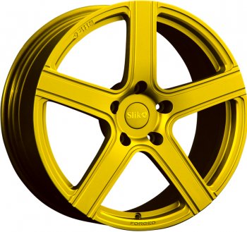 25 999 р. Кованый диск Slik PREMIUM L-730 7.5x17   (Candy ярко-желтый (Candy YELLOW))  с доставкой в г. Кемерово. Увеличить фотографию 1