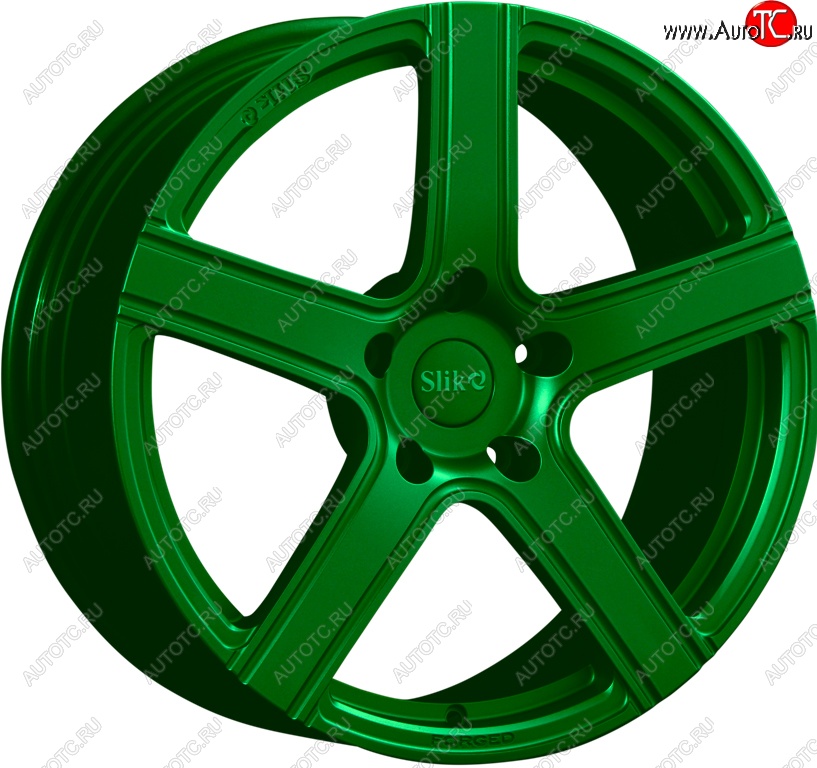 25 999 р. Кованый диск Slik PREMIUM L-730 7.5x17   (Зеленый (GREEEN))  с доставкой в г. Кемерово
