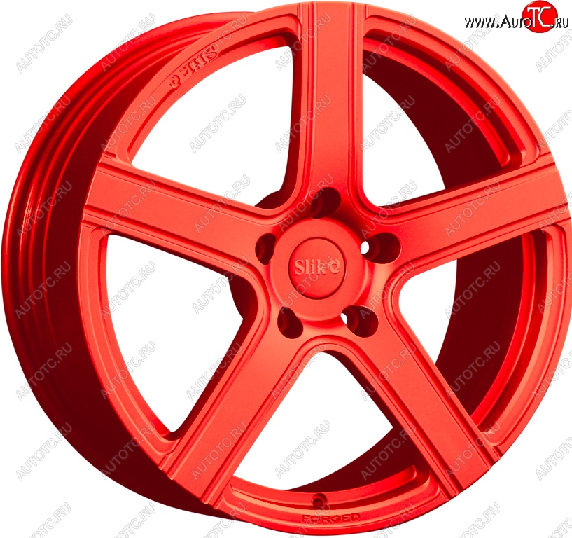 25 999 р. Кованый диск Slik PREMIUM L-730 7.5x17   (RAL 3026 ярко алый (3026))  с доставкой в г. Кемерово