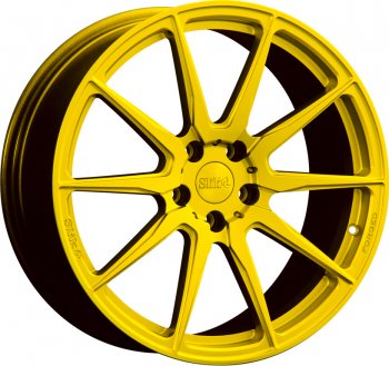 25 999 р. Кованый диск Slik PREMIUM L-732 7.5x17 Dodge Nitro (2007-2011) 5x114.3xDIA72.6xET40.7 (Candy ярко-желтый (Candy YELLOW)). Увеличить фотографию 1