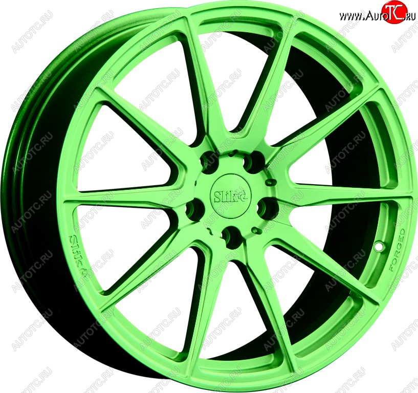 25 999 р. Кованый диск Slik PREMIUM L-732 7.5x17   (RAL 6038 ярко-зеленый (6038))  с доставкой в г. Кемерово