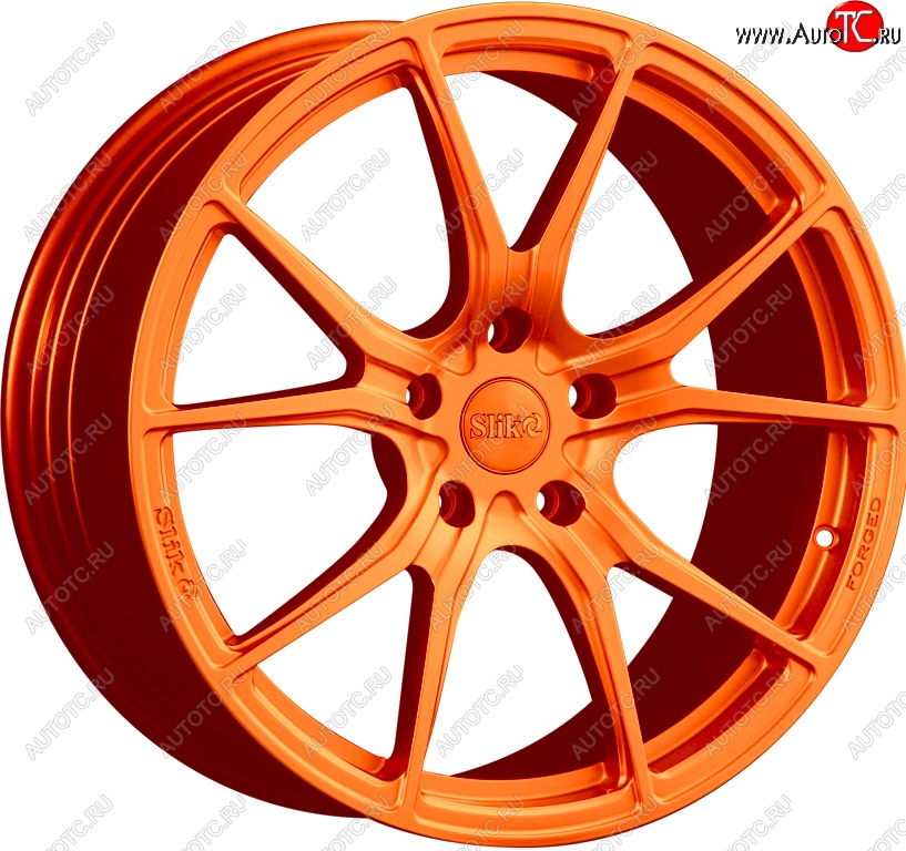 26 799 р. Кованый диск Slik PREMIUM L-733 7.5x17   (Ярко оранжевый (ORANGE))  с доставкой в г. Кемерово