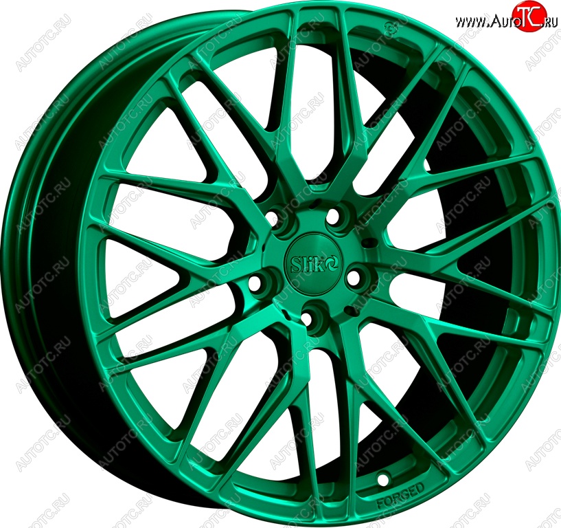 26 799 р. Кованый диск Slik PREMIUM L-734 7.5x17   (Candy изумрудно-зеленый (Candy Green))  с доставкой в г. Кемерово