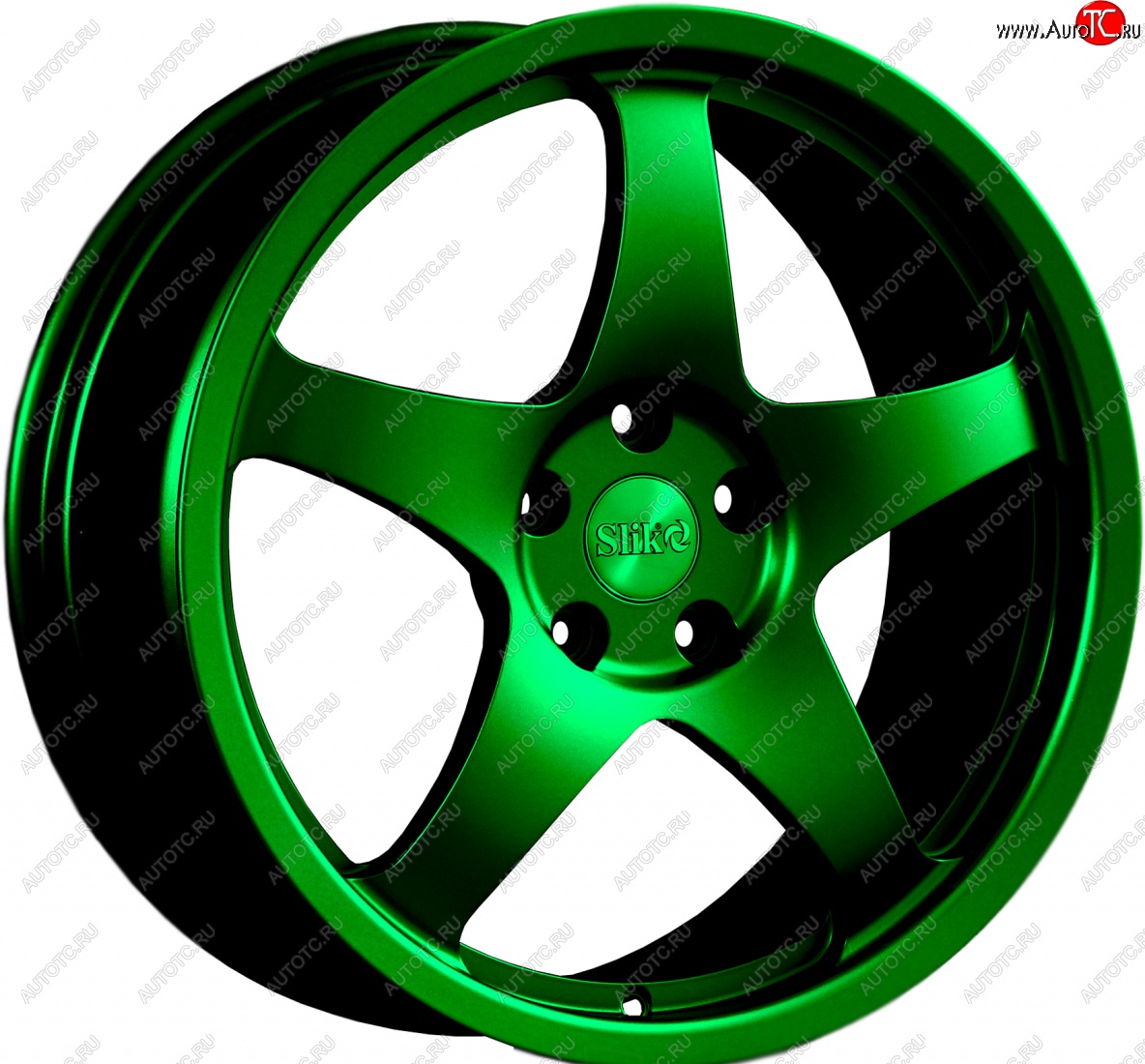 22 299 р. Кованый диск Slik Classic L-806 8.0x18   (Зеленый (GREEEN))  с доставкой в г. Кемерово