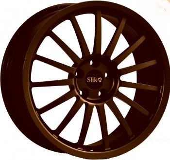 22 299 р. Кованый диск Slik Classic L-808 8.5x18   (Коньячная бронза глянец (BRZCGN))  с доставкой в г. Кемерово. Увеличить фотографию 1