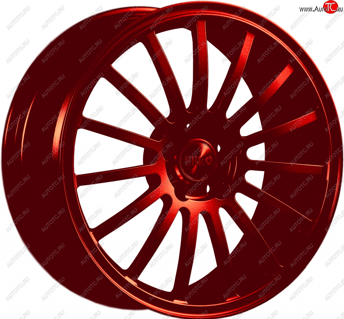 28 099 р. Кованый диск Slik Classic L-810 8.5x18   (Candy красный (Candy RED))  с доставкой в г. Кемерово