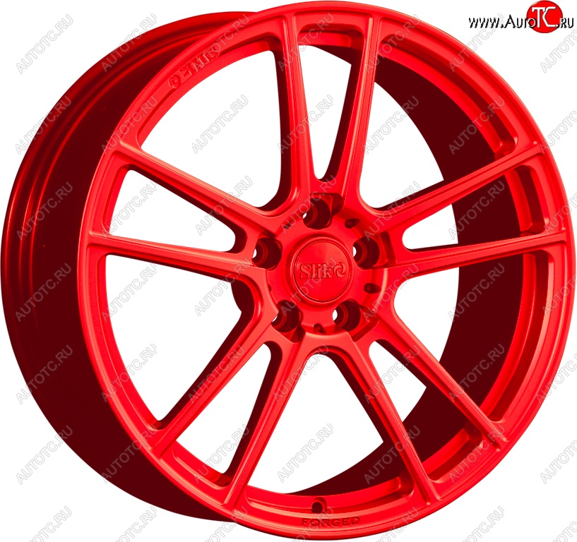 35 499 р. Кованый диск Slik PREMIUM L-817 8.0x18   (RAL 3026 ярко алый (3026))  с доставкой в г. Кемерово