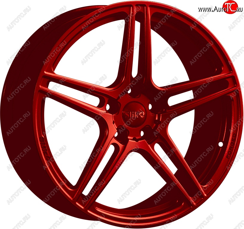 35 499 р. Кованый диск Slik PREMIUM L-824 8.0x18 технику из списка применимости (Candy алый)  с доставкой в г. Кемерово