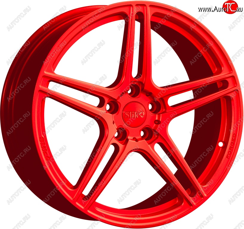 35 499 р. Кованый диск Slik PREMIUM L-824 8.5x18 технику из списка применимости (RAL 3026 ярко алый (3026))  с доставкой в г. Кемерово