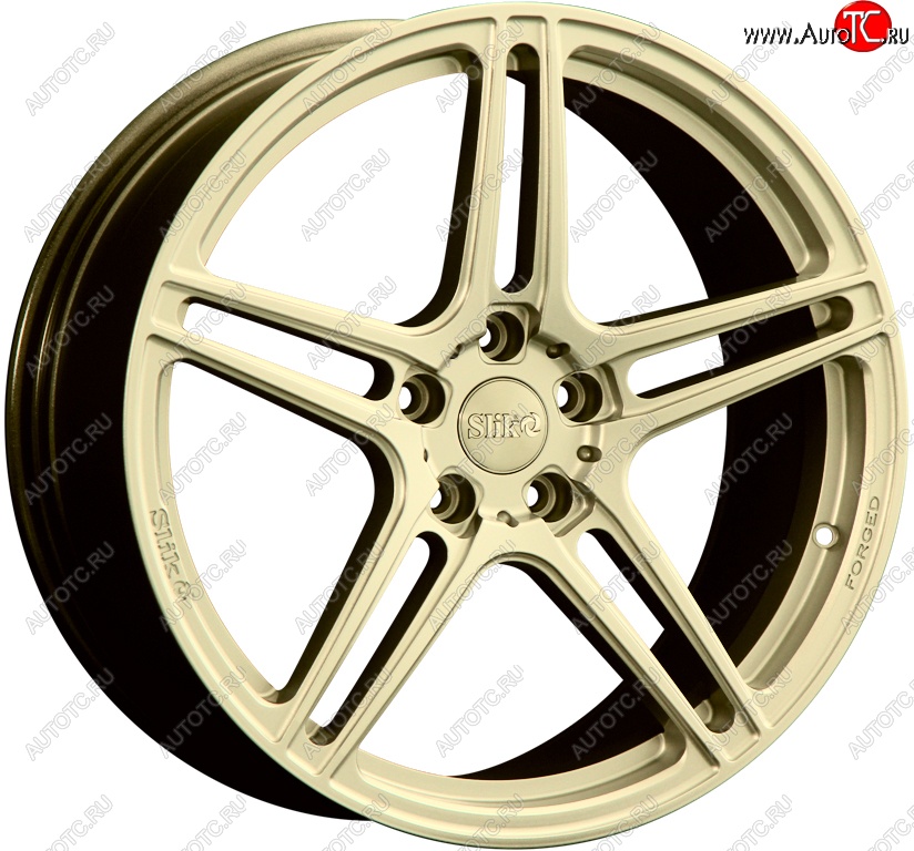 35 499 р. Кованый диск Slik PREMIUM L-824 8.5x18 технику из списка применимости (Золотой (G))  с доставкой в г. Кемерово