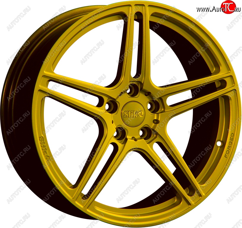 35 499 р. Кованый диск Slik PREMIUM L-824 8.5x18 технику из списка применимости (Ярко желтый RAL1021 (YELLOW))  с доставкой в г. Кемерово