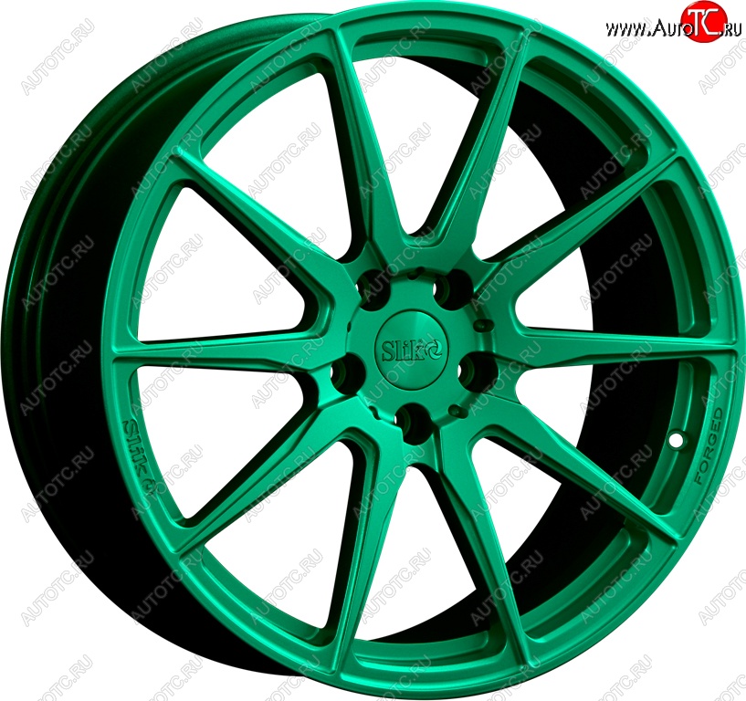 35 499 р. Кованый диск Slik PREMIUM L-826 8.0x18   (Candy изумрудно-зеленый (Candy Green))  с доставкой в г. Кемерово