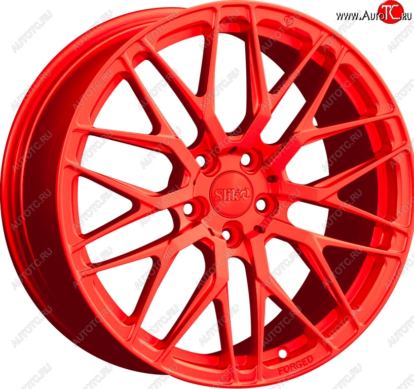 35 499 р. Кованый диск Slik PREMIUM L-829 8.0x18   (RAL 3026 ярко алый (3026))  с доставкой в г. Кемерово
