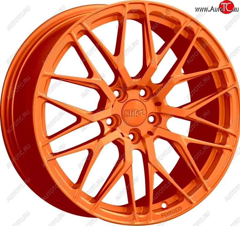 35 499 р. Кованый диск Slik PREMIUM L-829 8.0x18   (Ярко оранжевый (ORANGE))  с доставкой в г. Кемерово