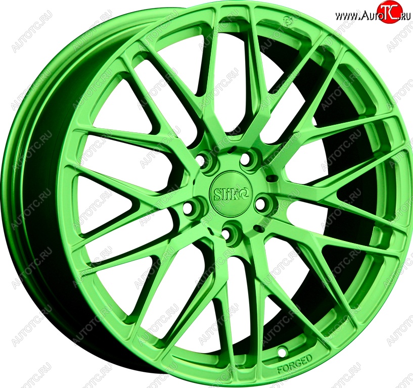 35 499 р. Кованый диск Slik PREMIUM L-829 8.5x18   (RAL 6038 ярко-зеленый (6038))  с доставкой в г. Кемерово