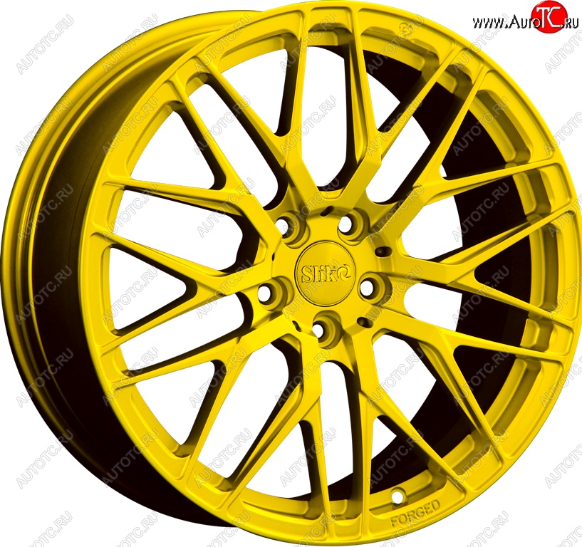 35 499 р. Кованый диск Slik PREMIUM L-829 8.5x18   (Candy ярко-желтый (Candy YELLOW))  с доставкой в г. Кемерово