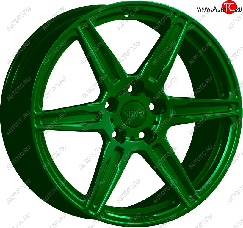 35 499 р. Кованый диск Slik PREMIUM L-831 8.0x18   (Зеленый (GREEEN))  с доставкой в г. Кемерово
